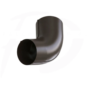 Kolano KROP STAL Ø100 mm pod zadany kąt – ciemny brąz RAL 8019